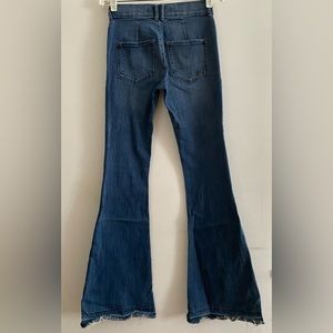 Express Bell Flare Mid Rise Jeans, size 0R